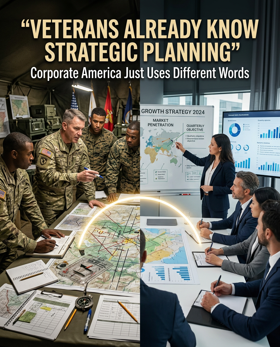 Veterans already know strategic planning — corporate America just uses different words.